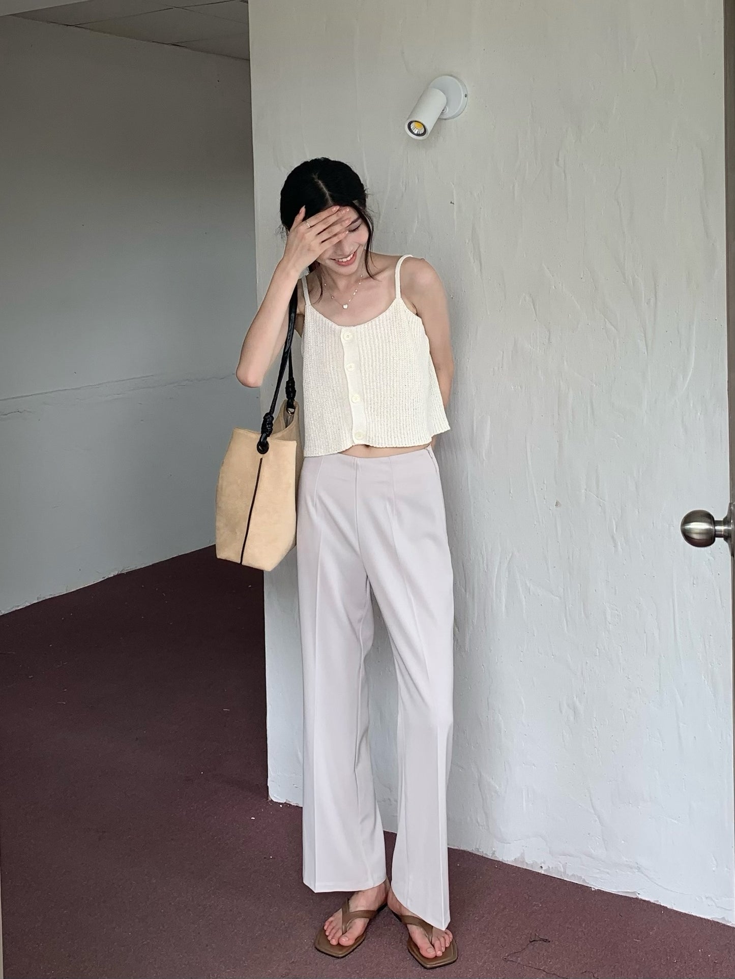 H02121 Gentle knitted camisole