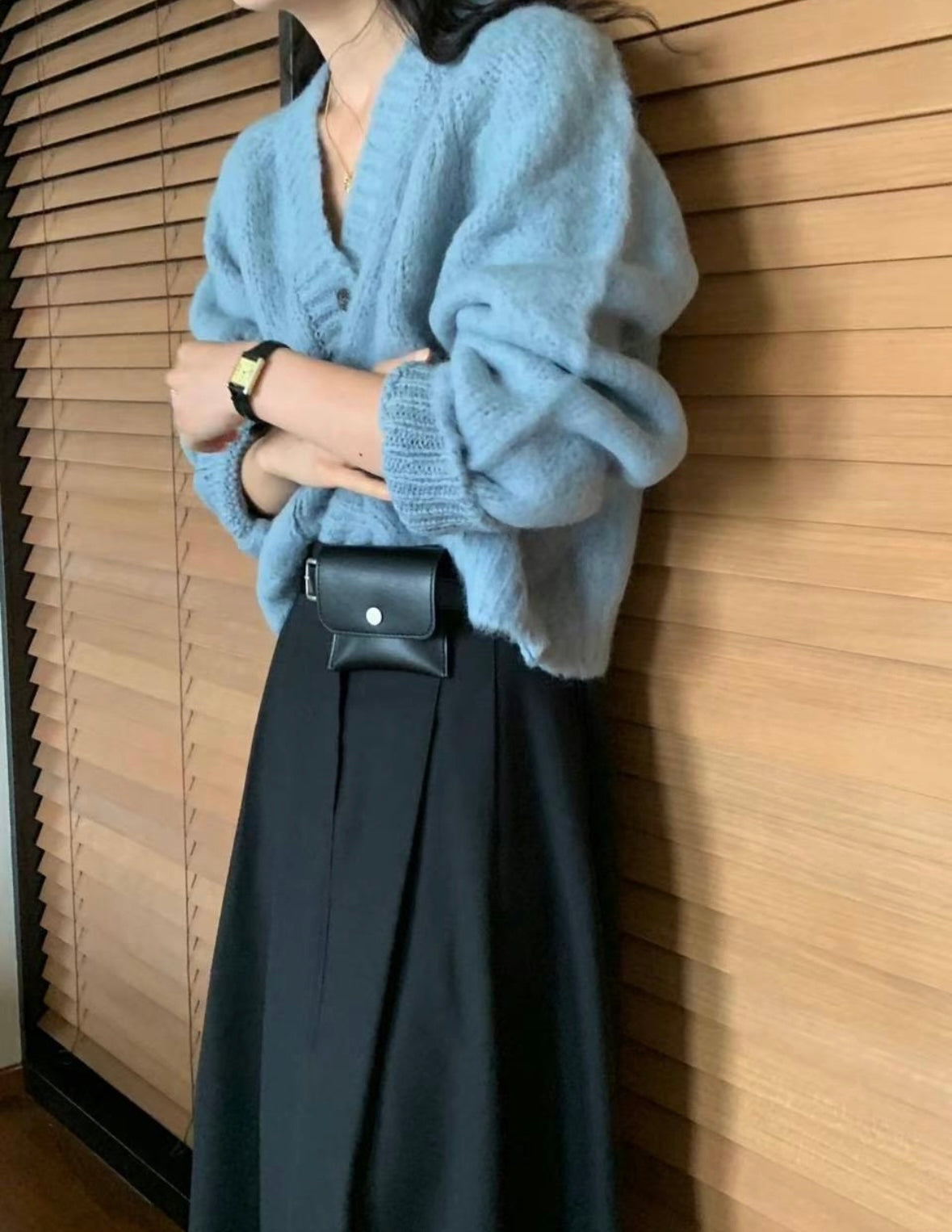 Soft knitted cardigan