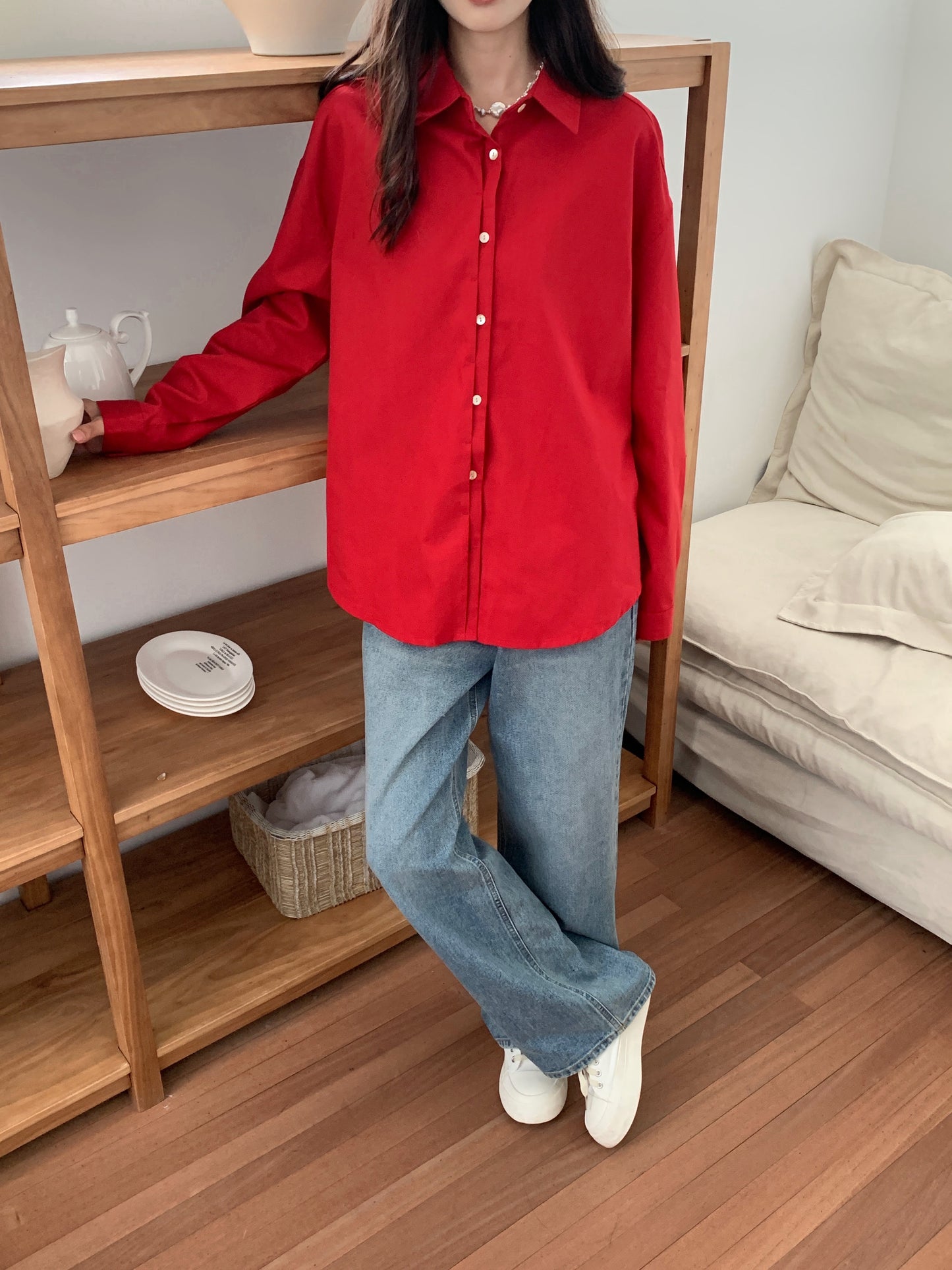 Twill fabric shirt