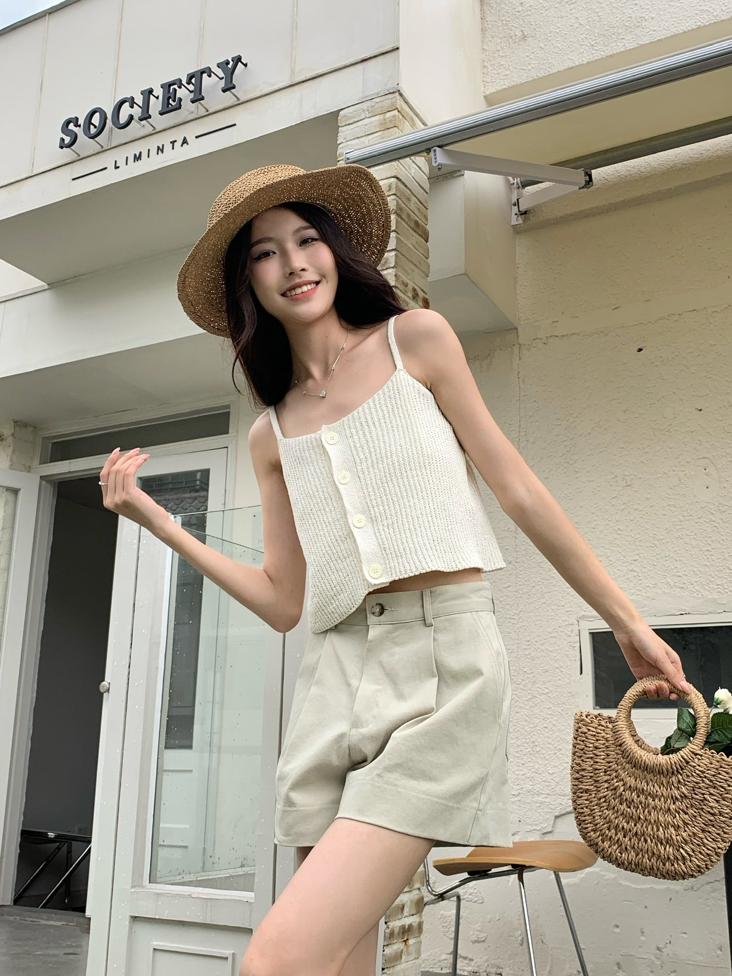 H02121 Gentle knitted camisole