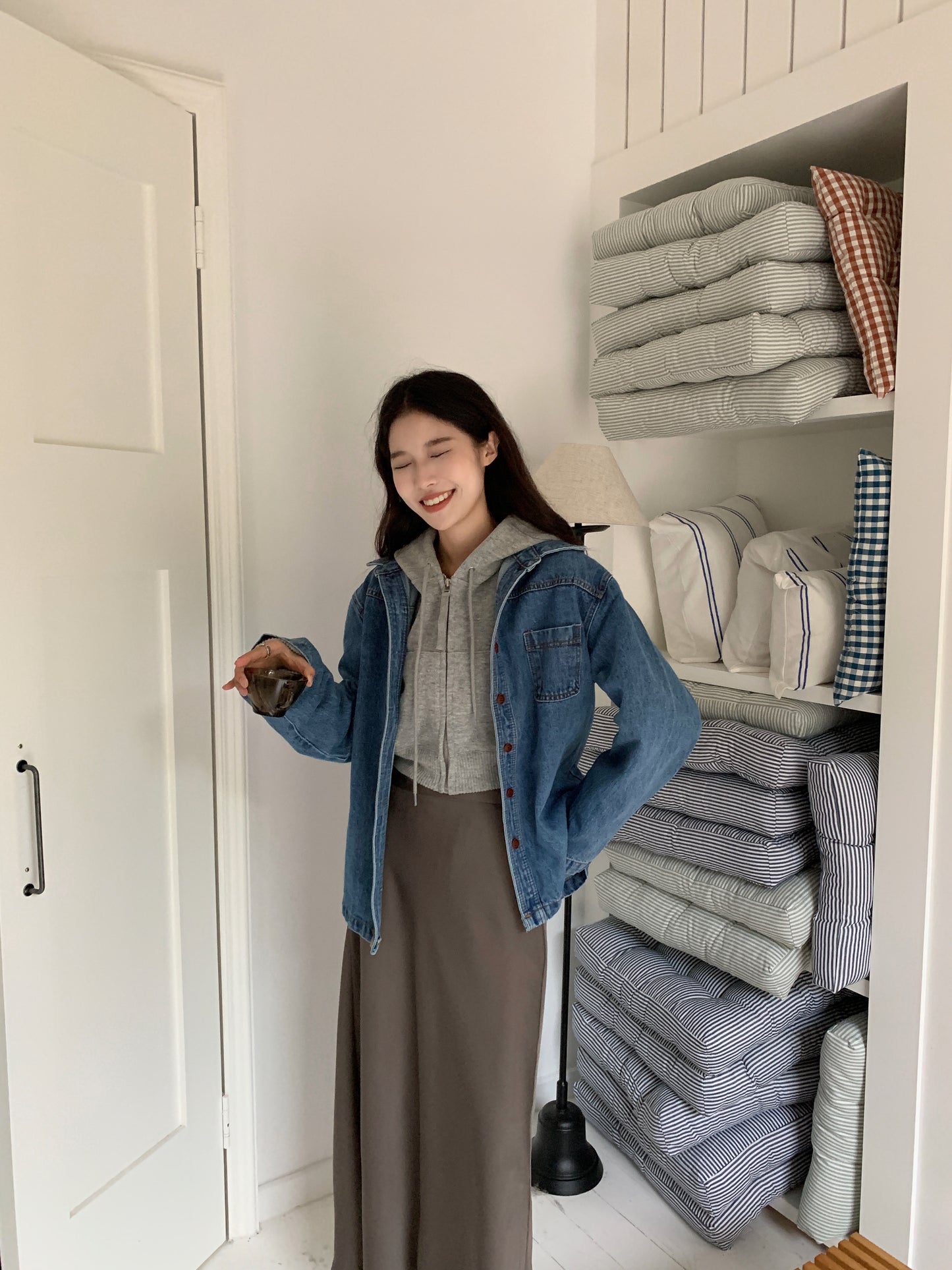 Minimalist denim shirt