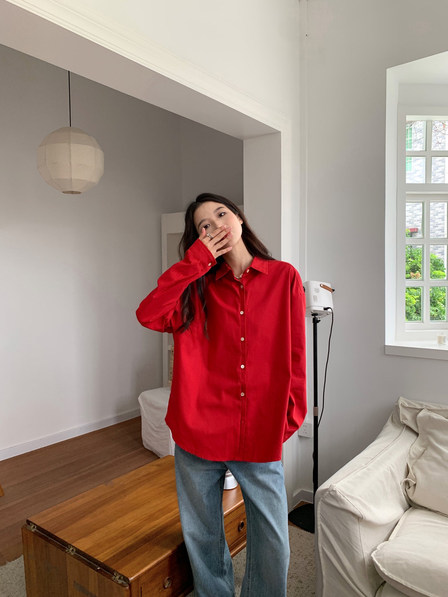 Twill fabric shirt