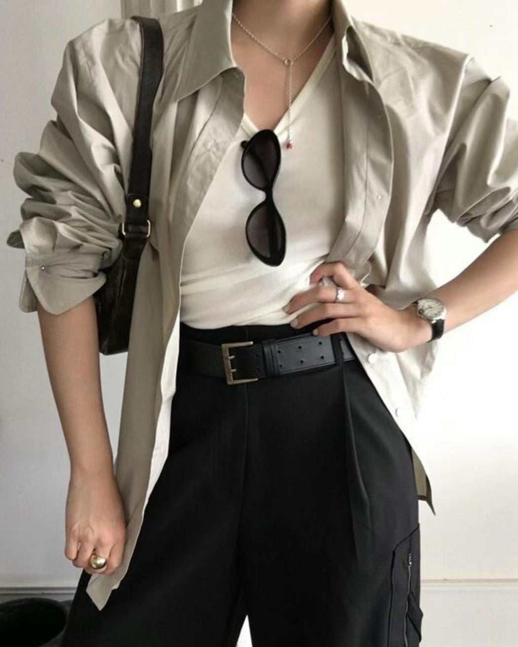 Buttoned Cuff Shirt