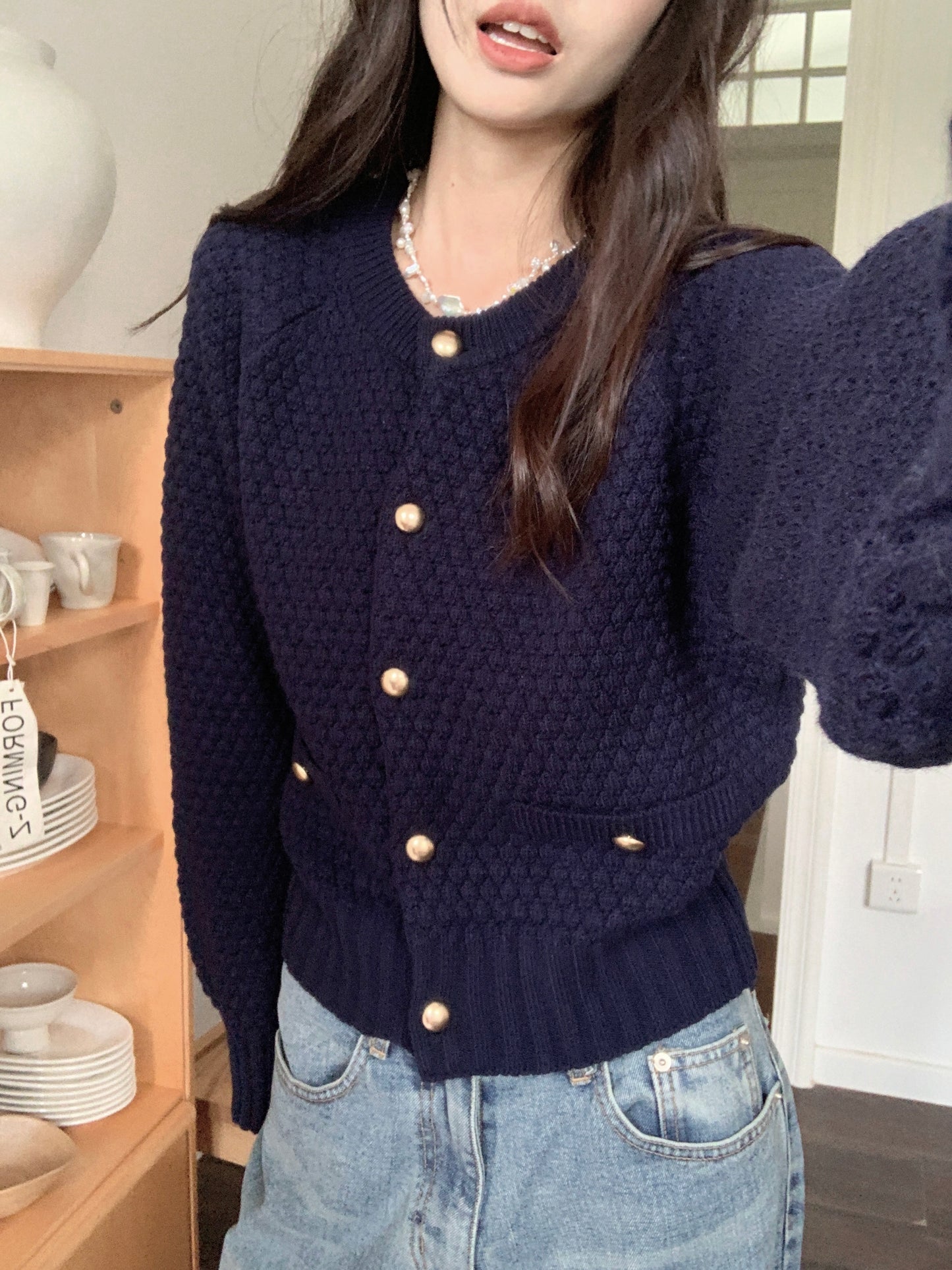 Textured Knit Jacket