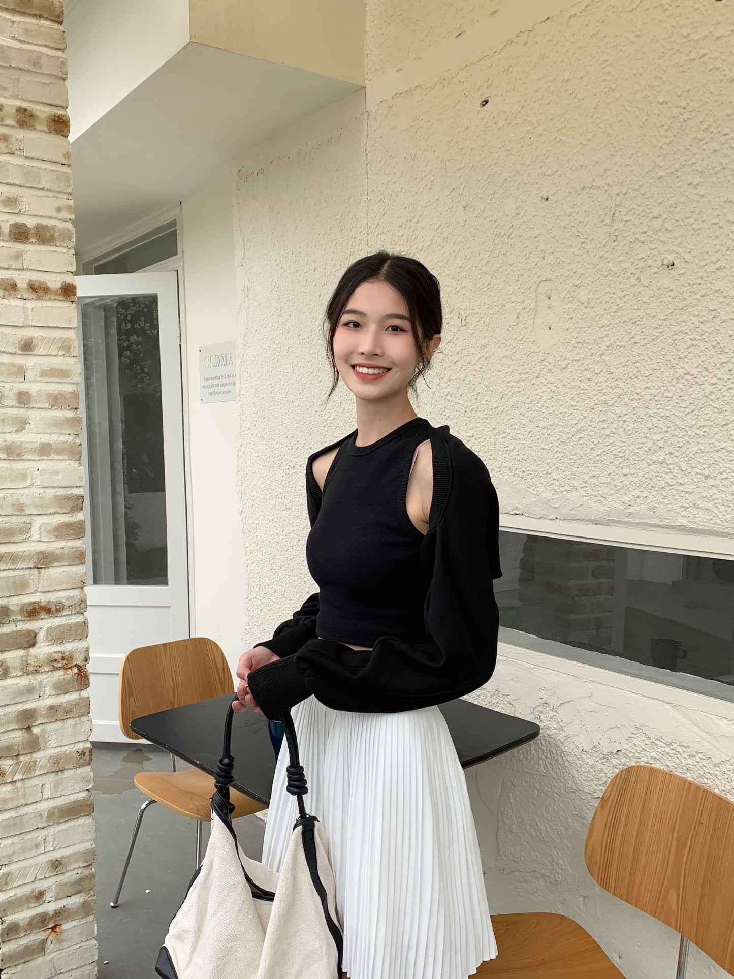H01237 Cotton vest with jacket (Set)