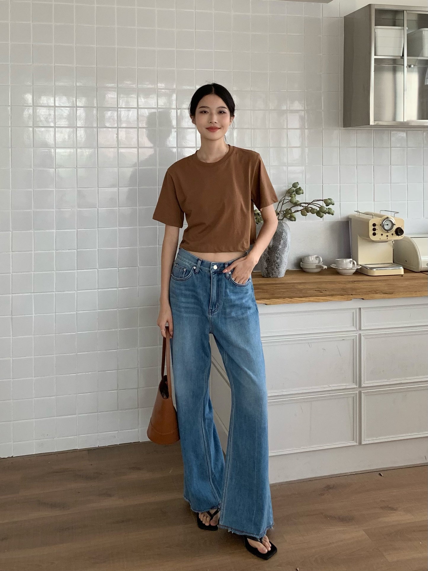 H02131 Plain short Tee