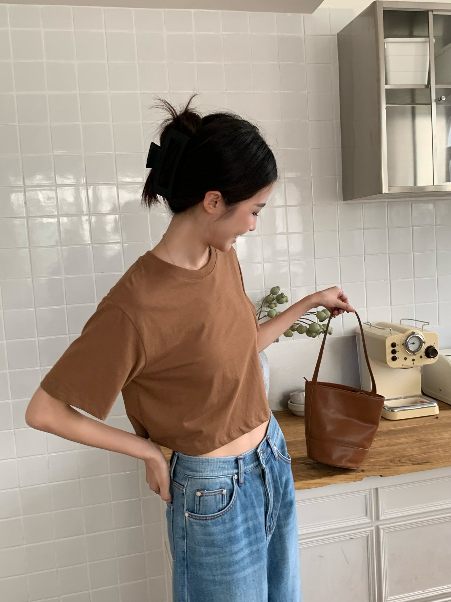 H02131 Plain short Tee