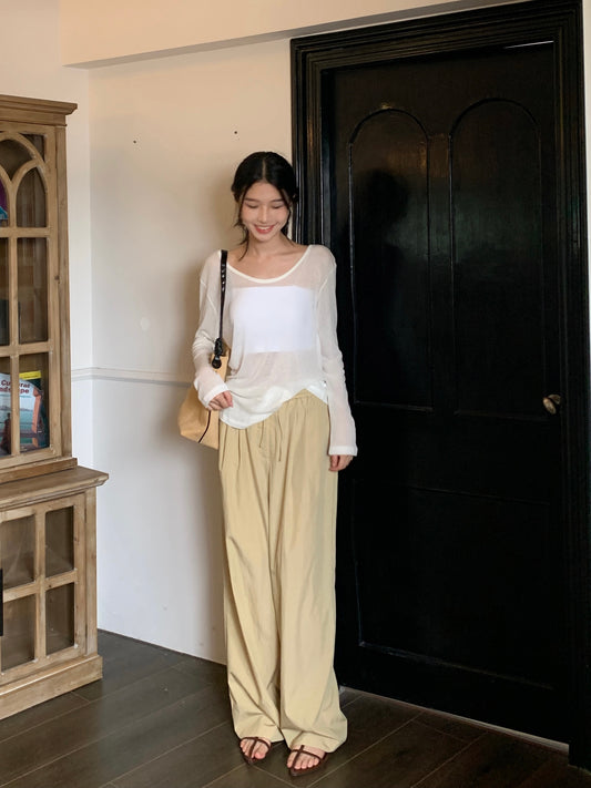 H01250 休閒束帶橡筋褲