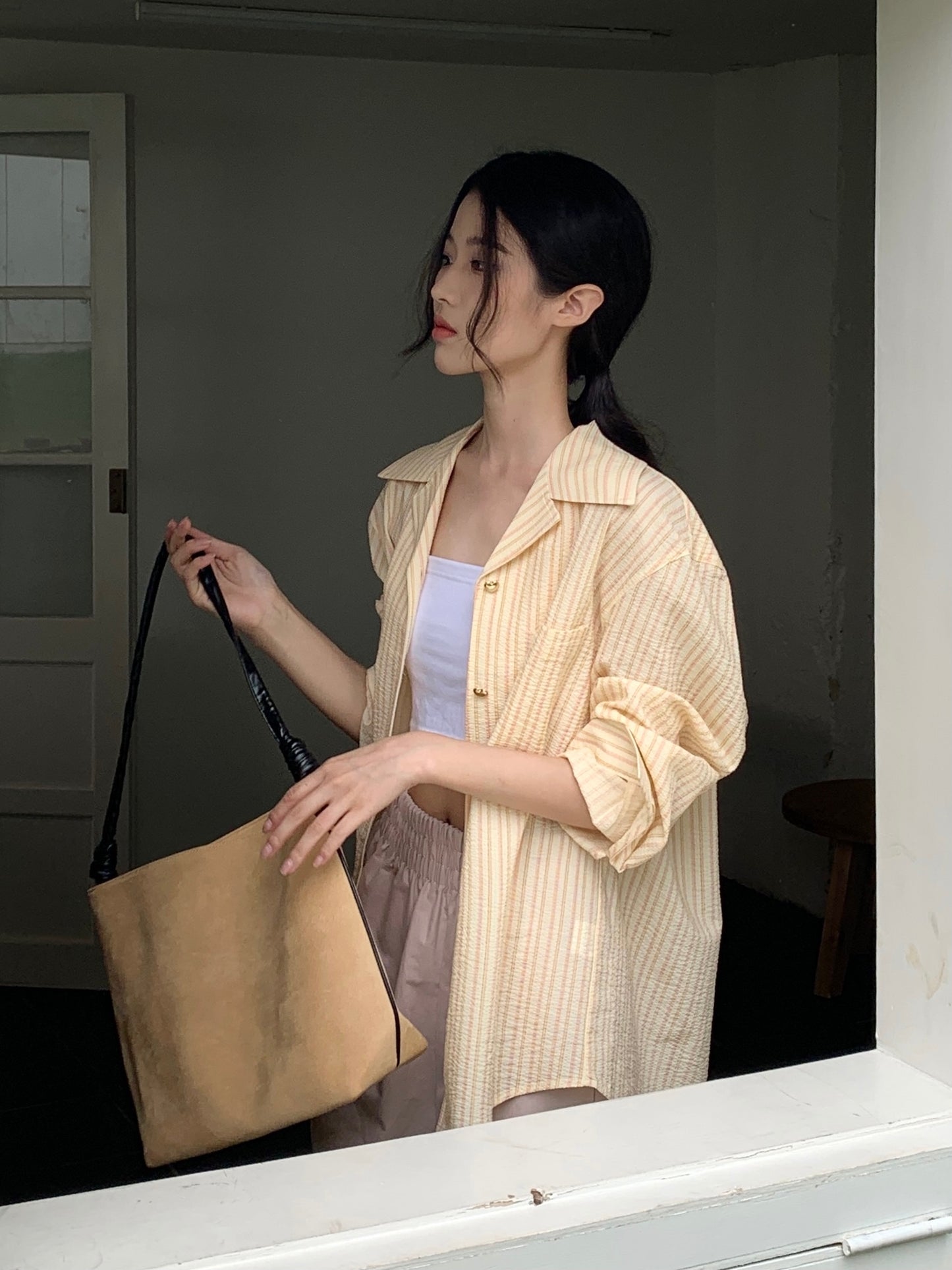 H01247 Heart Button Shirt