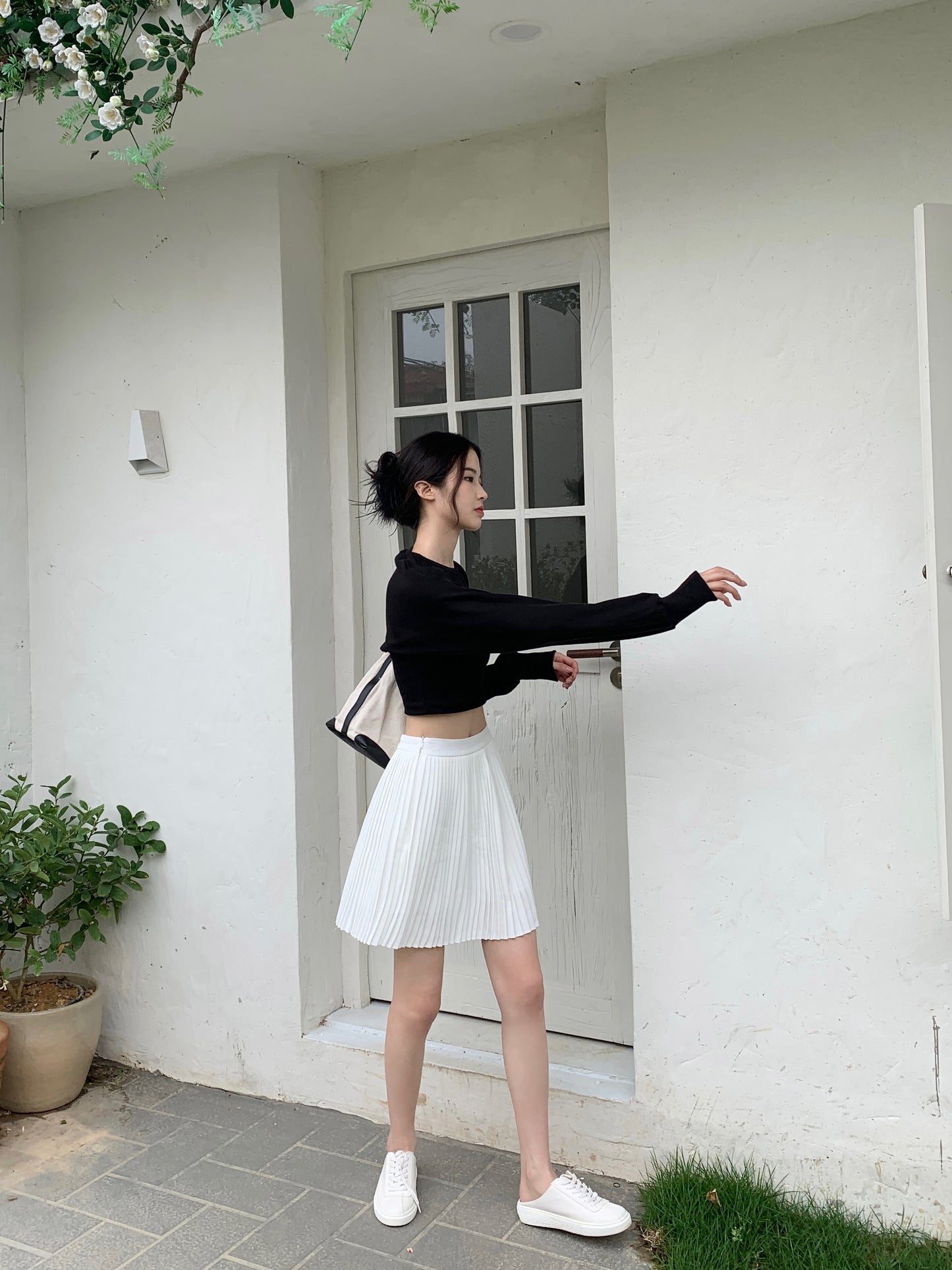 H01237 Cotton vest with jacket (Set)