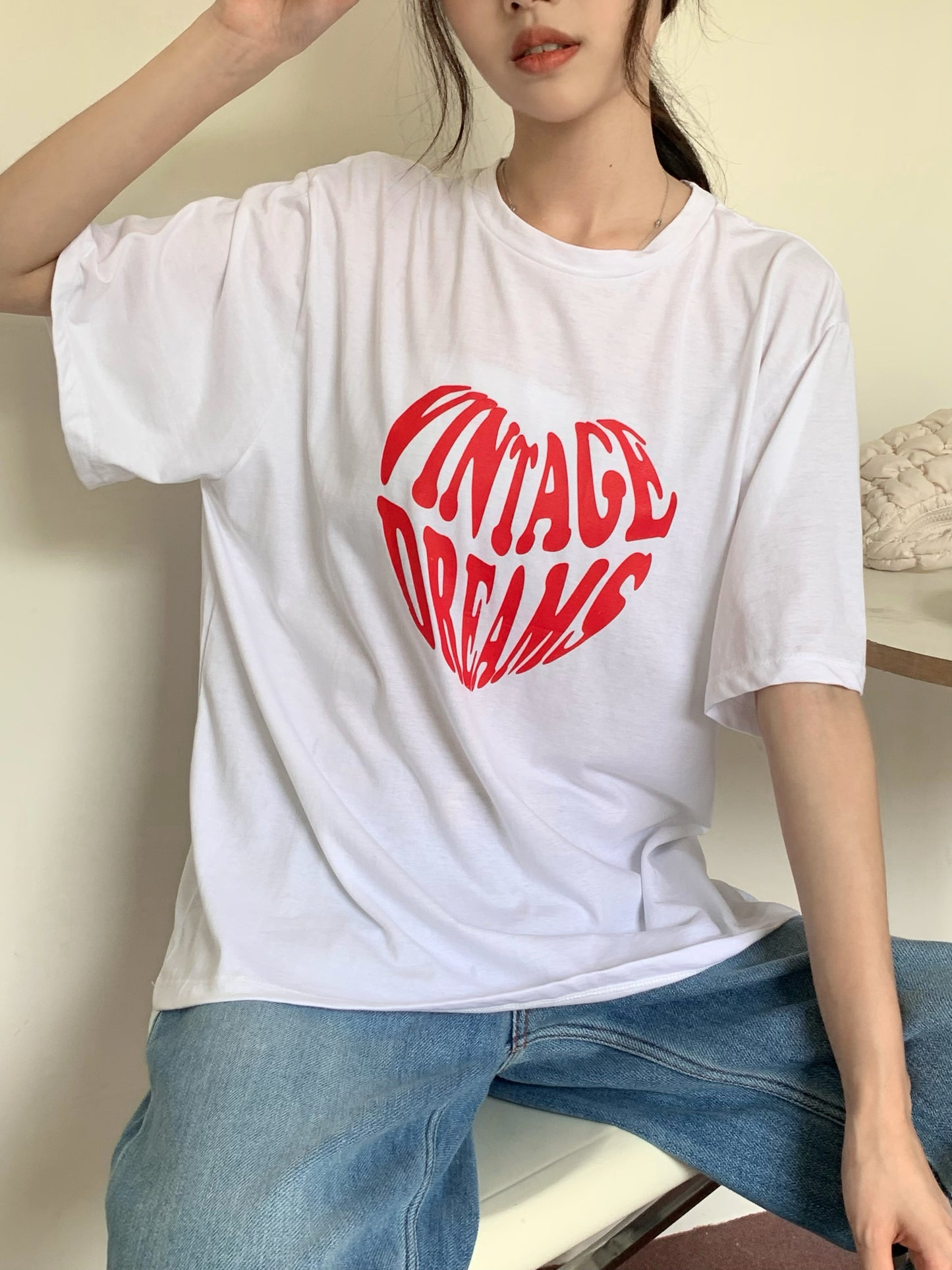 H02125 Vintage dream Tee