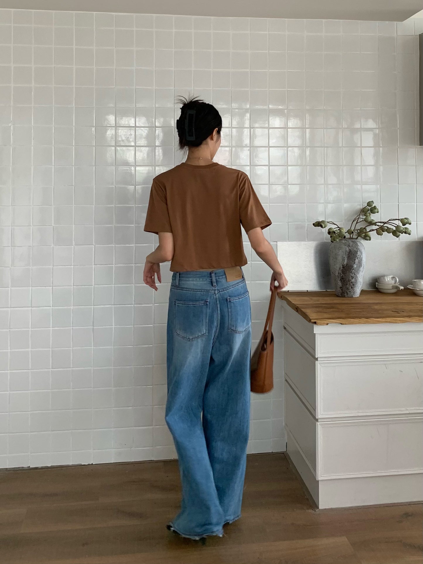 H02131 Plain short Tee