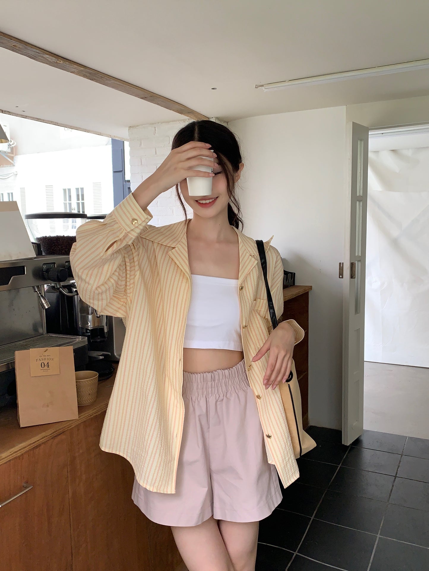 H01247 Heart Button Shirt