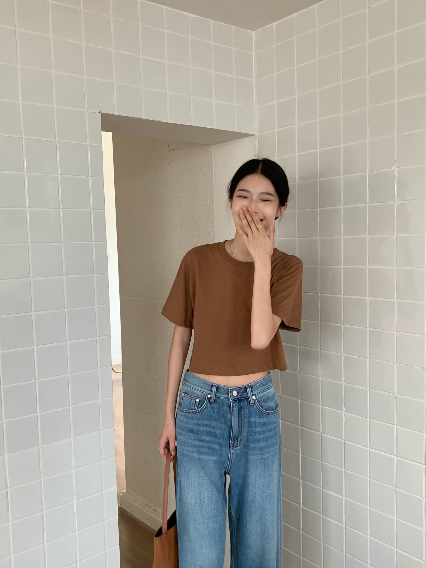 H02131 Plain short Tee