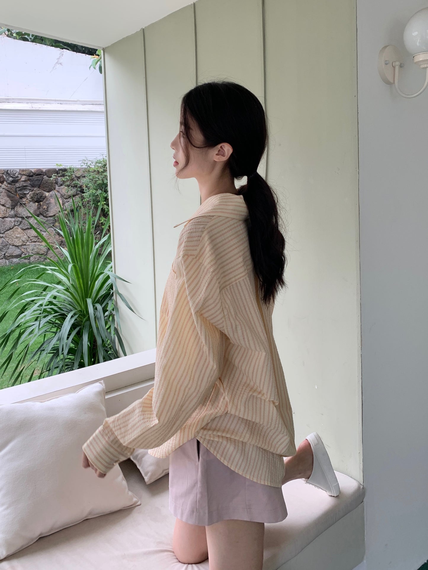 H01247 Heart Button Shirt